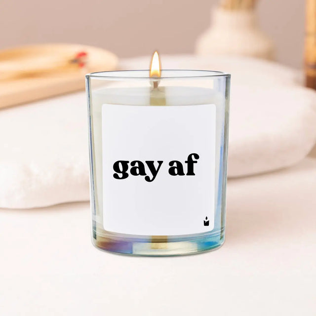 Duftkerze Rainbow Woody gay af von ChattyCandles