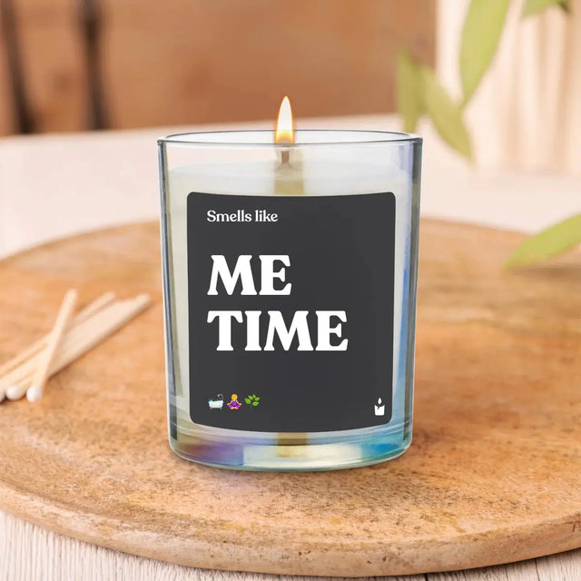 Duftkerze Rainbow Woody Smells like me time von ChattyCandles