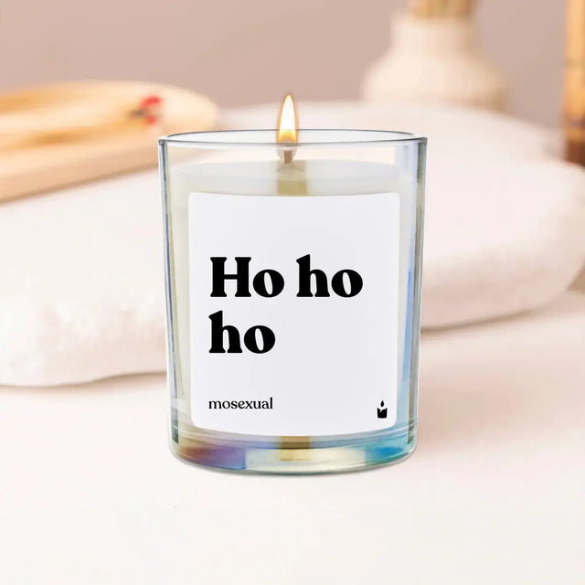 Duftkerze Rainbow Flowery Ho ho ho mosexual von ChattyCandles