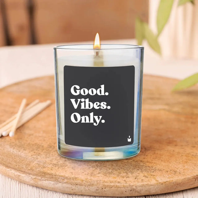 Duftkerze Rainbow Woody Good. Vibes. Only. von ChattyCandles
