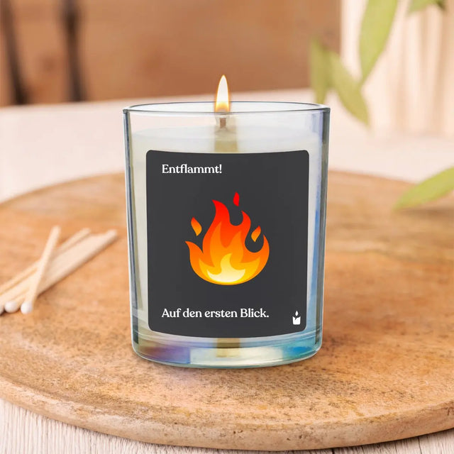 Duftkerze Rainbow Flowery Entflammt! Auf den ersten Blick. von ChattyCandles