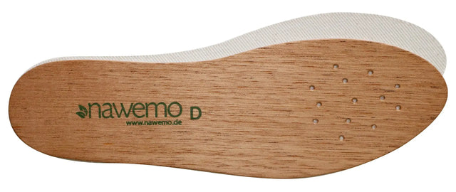 Zedernholzsohlen Damen Einlegesohlen gegen Schweissfüsse 37 EU von Nawemo