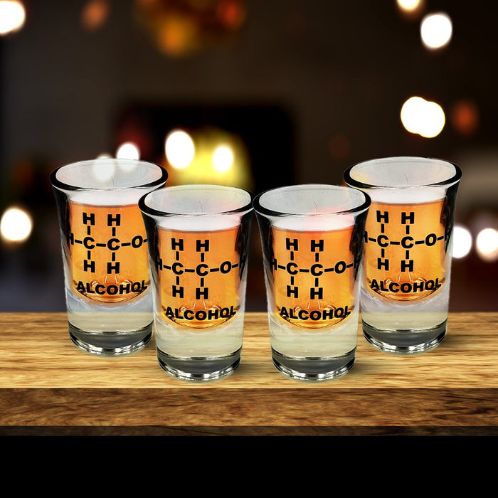 Alcohol Shot Glasses (set of 4) von Mad Monkey