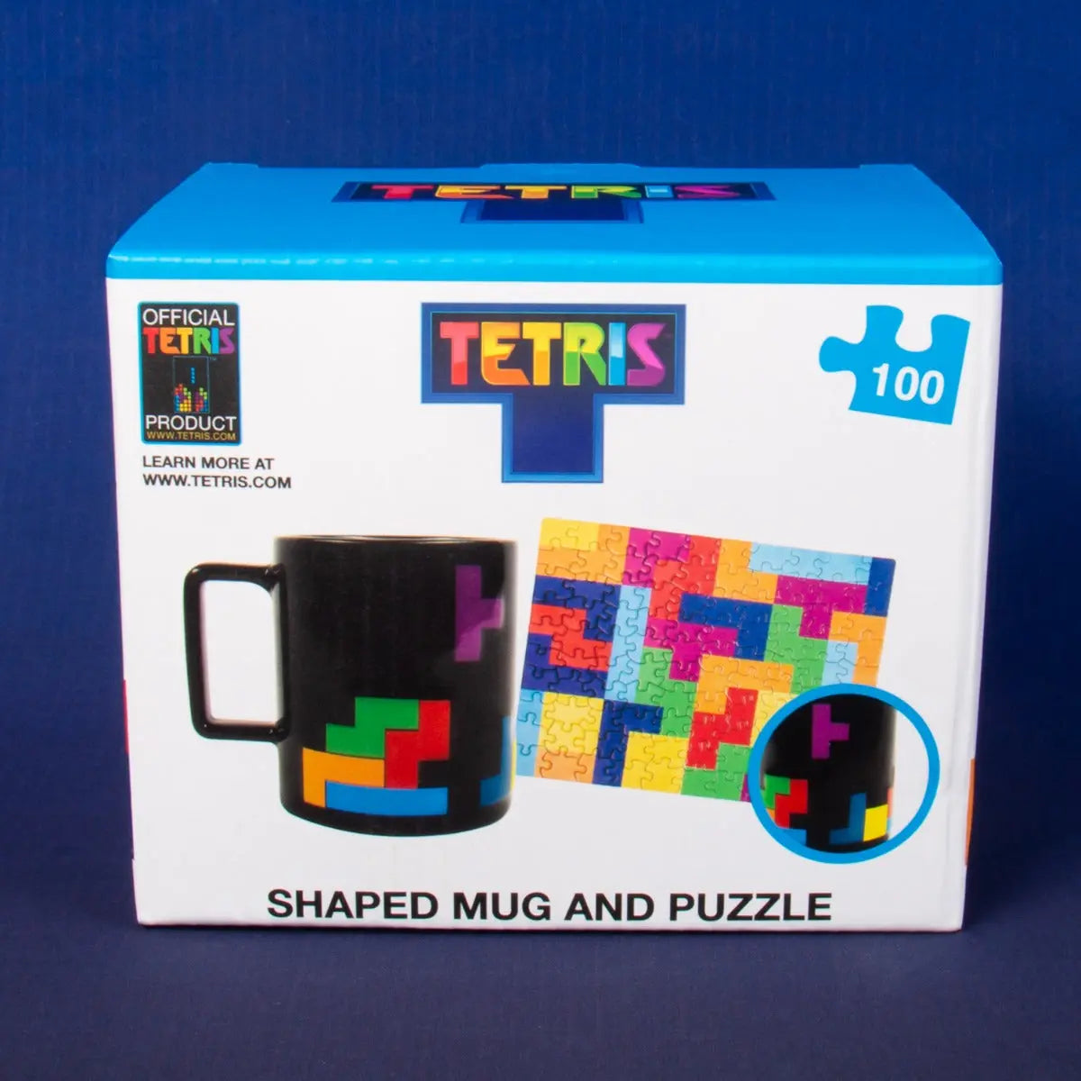 Tetris Tasse mit Puzzle von Mad Monkey