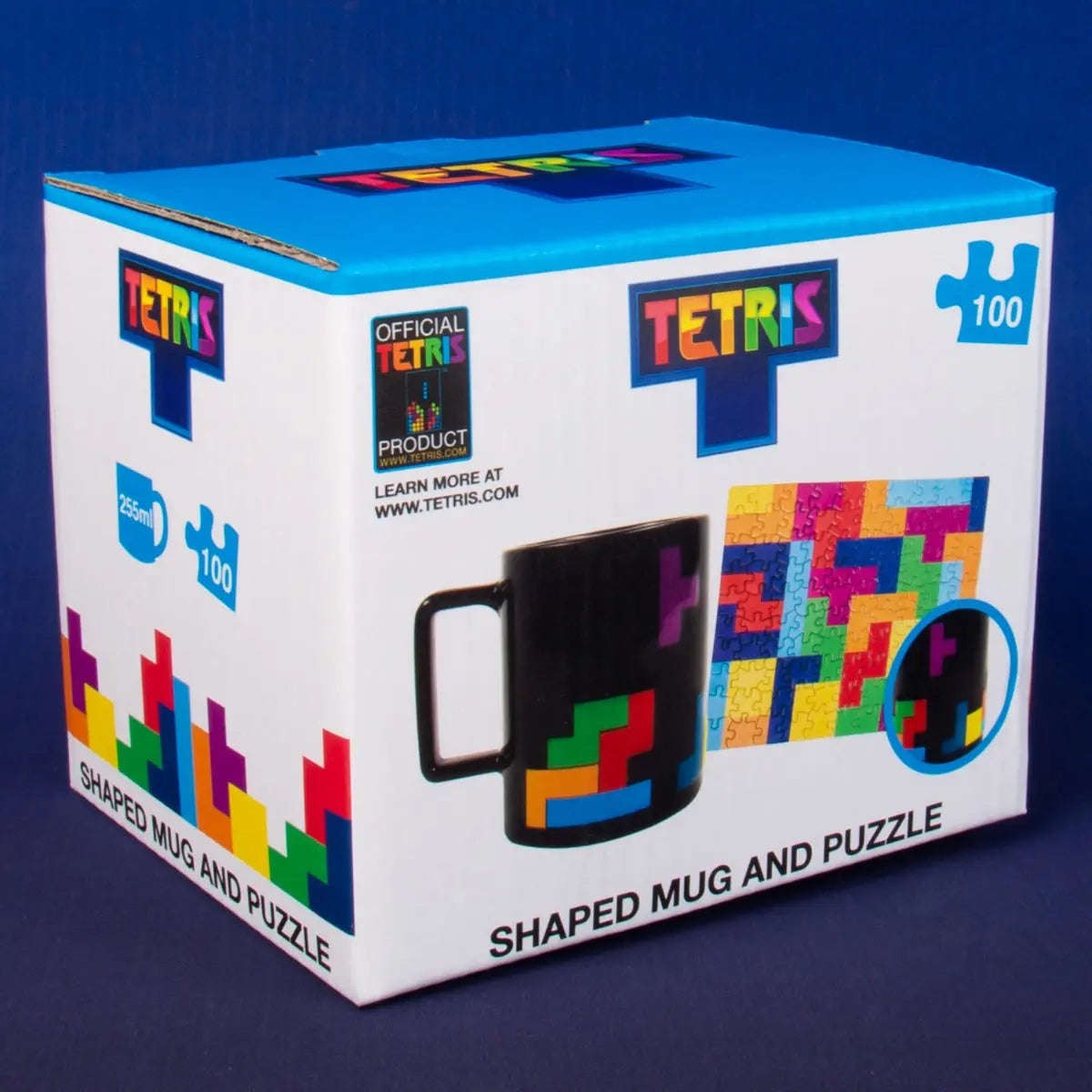 Tetris Tasse mit Puzzle von Mad Monkey