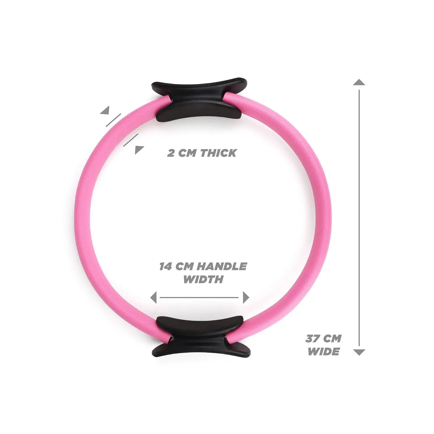 Pilates Ring Mit Zwei Griffen Pink von guteszeug.ch