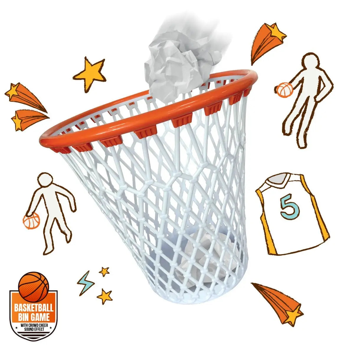 Basketballkorb Mülleimer von Mad Monkey