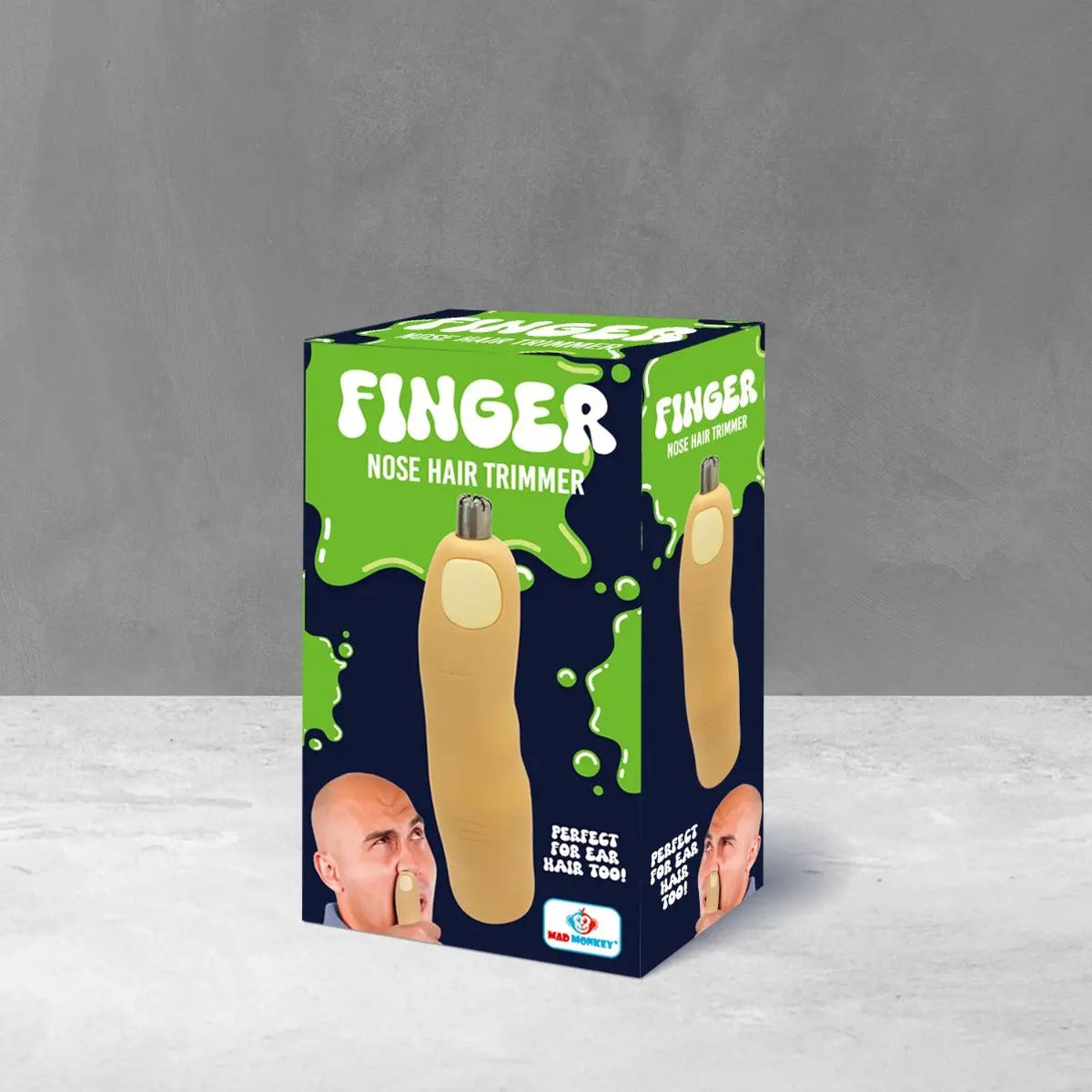 Finger Nasenhaar Trimmer in Geschenkverpackung von Mad Monkey