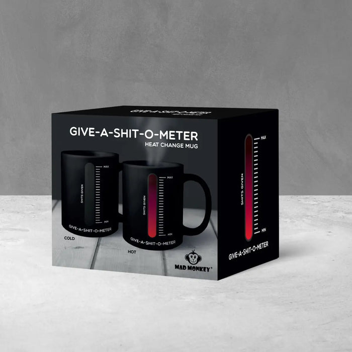 Tasse "Give a Shit" mit Farbwechsel von Mad Monkey