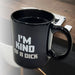 Tasse "Kind of a Dick" mit Farbwechsel von Mad Monkey