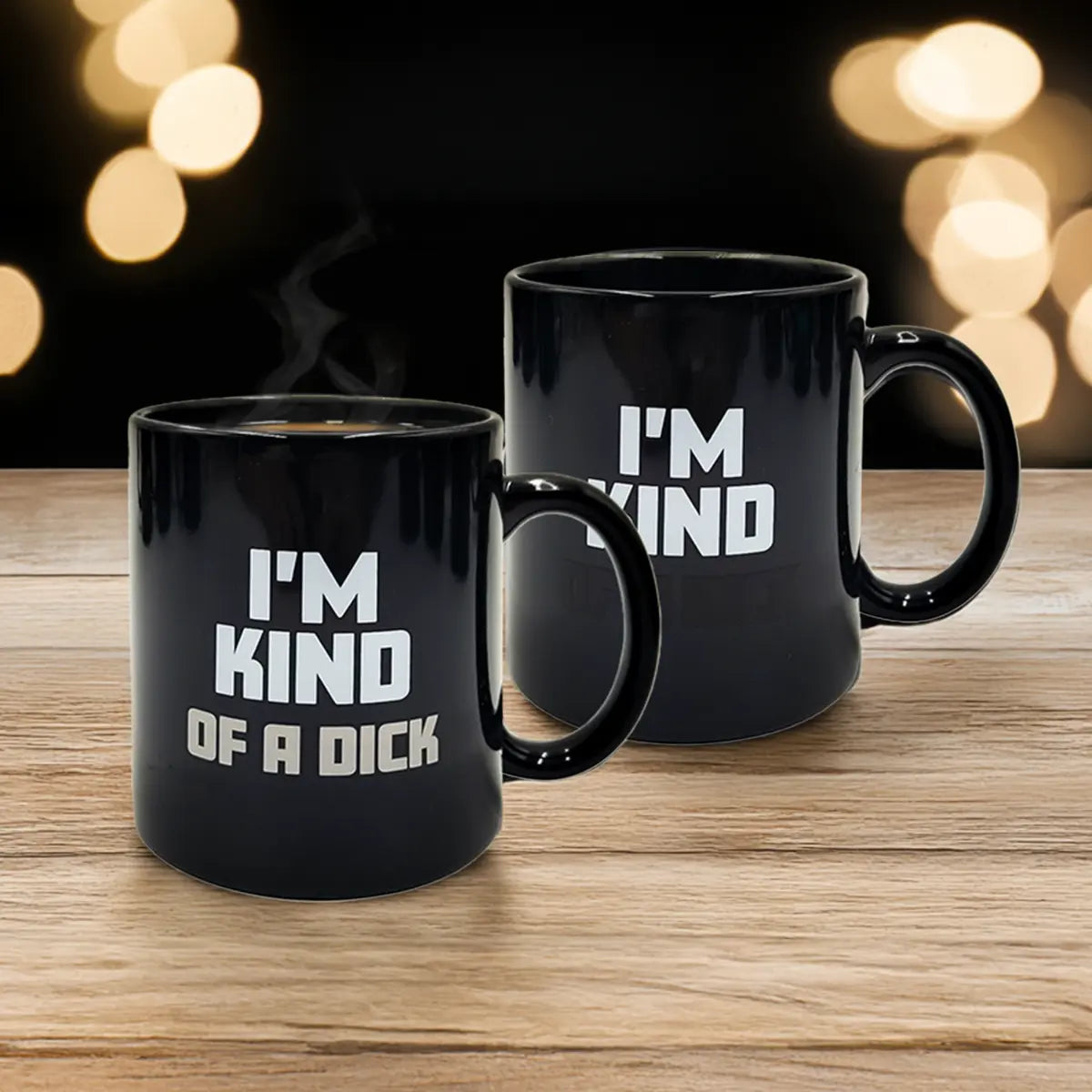 Tasse Kind of a Dick mit Farbwechsel durch Wärme von Mad Monkey