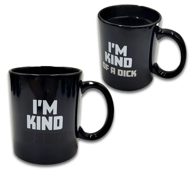 Tasse "Kind of a Dick" mit Farbwechsel von Mad Monkey