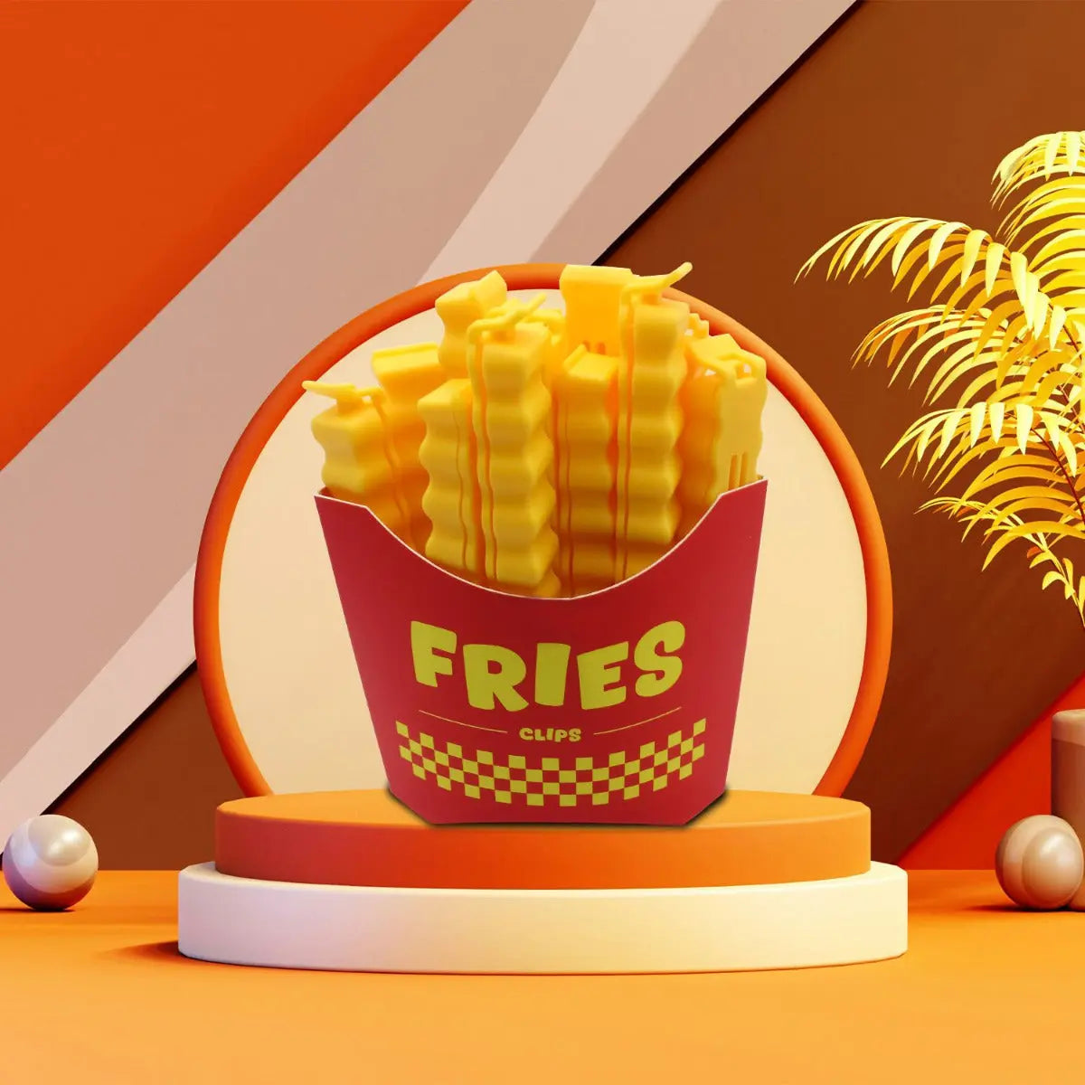 Verschlussclips Pommes von Mad Monkey