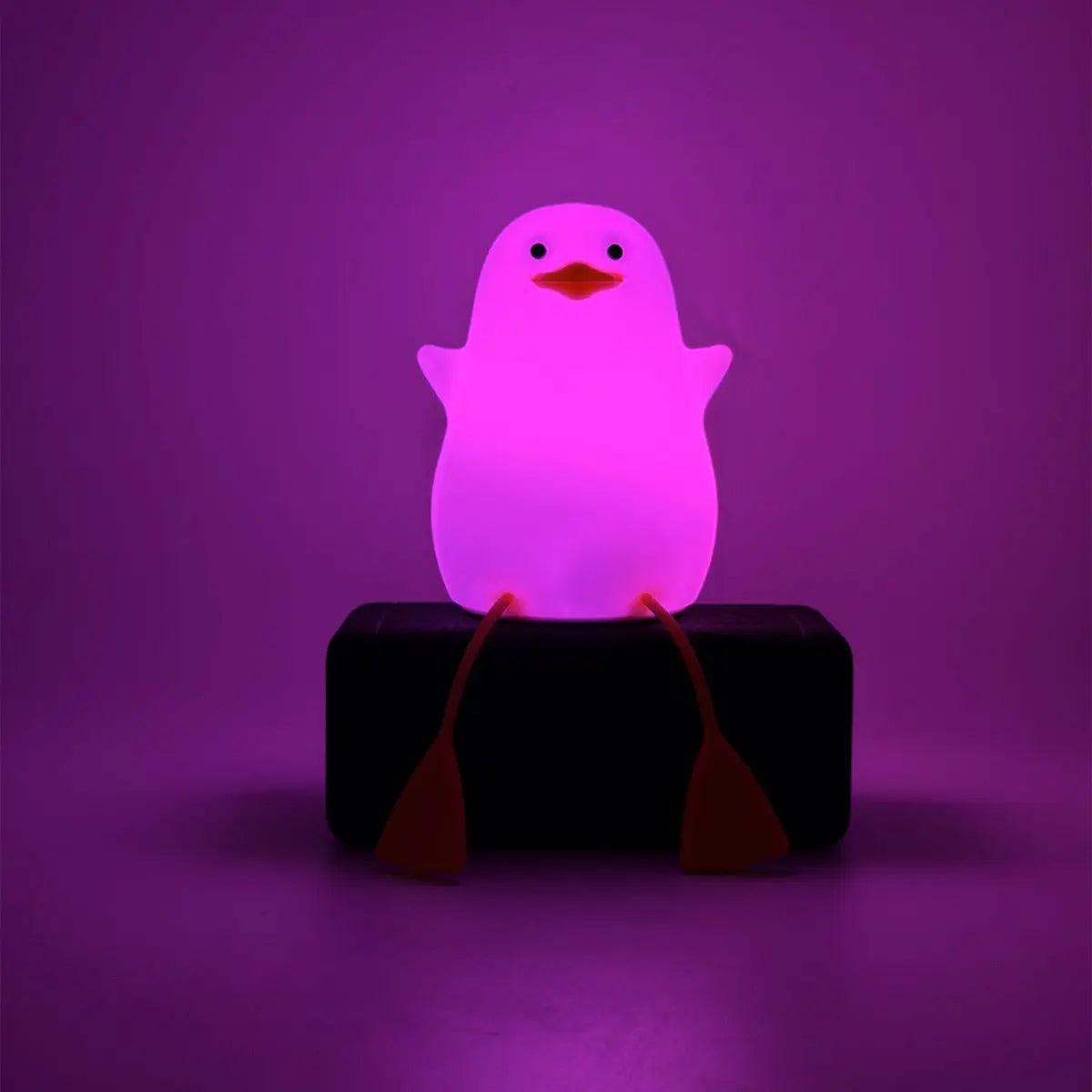 Nachttischlampe Silikon Ducky Lamp von Mad Monkey