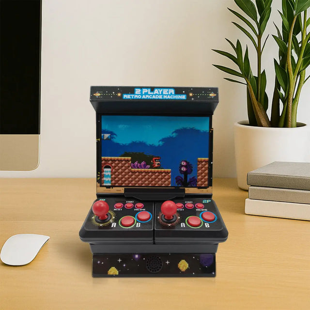 Retro Mini Arcade Machine mit Dual-Controller - inkl. 300x 8-Bit Spielen von Mad Monkey