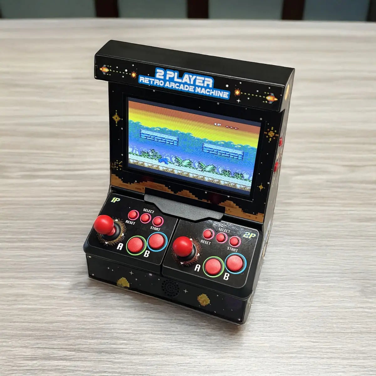 Retro Mini Arcade Machine mit Dual-Controller - inkl. 300x 8-Bit Spielen von Mad Monkey