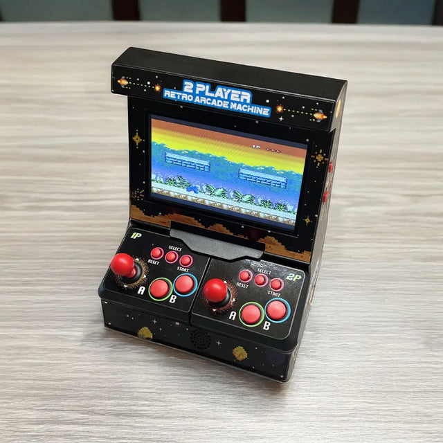 Retro Mini Arcade Machine mit Dual-Controller - inkl. 300x 8-Bit Spielen von Mad Monkey