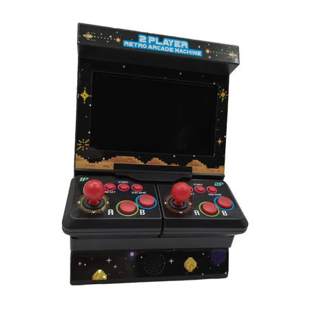 Retro Mini Arcade Machine mit Dual-Controller - inkl. 300x 8-Bit Spielen von Mad Monkey