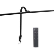 Klemmbare Schreibtischlampe LED 80cm Schwarz