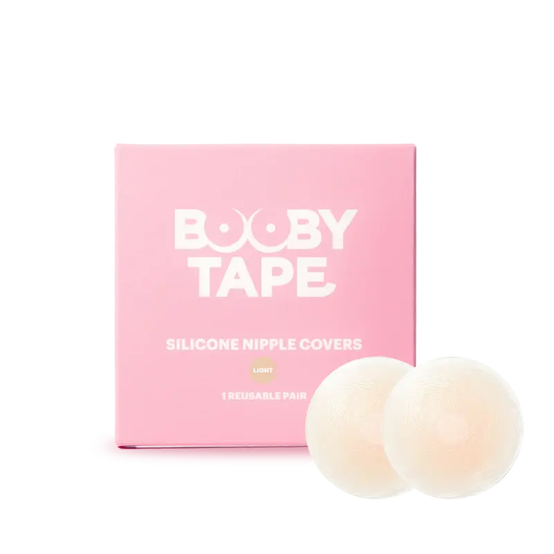 Nippelcover Light aus Silikon, 1 Paar von Booby Tape
