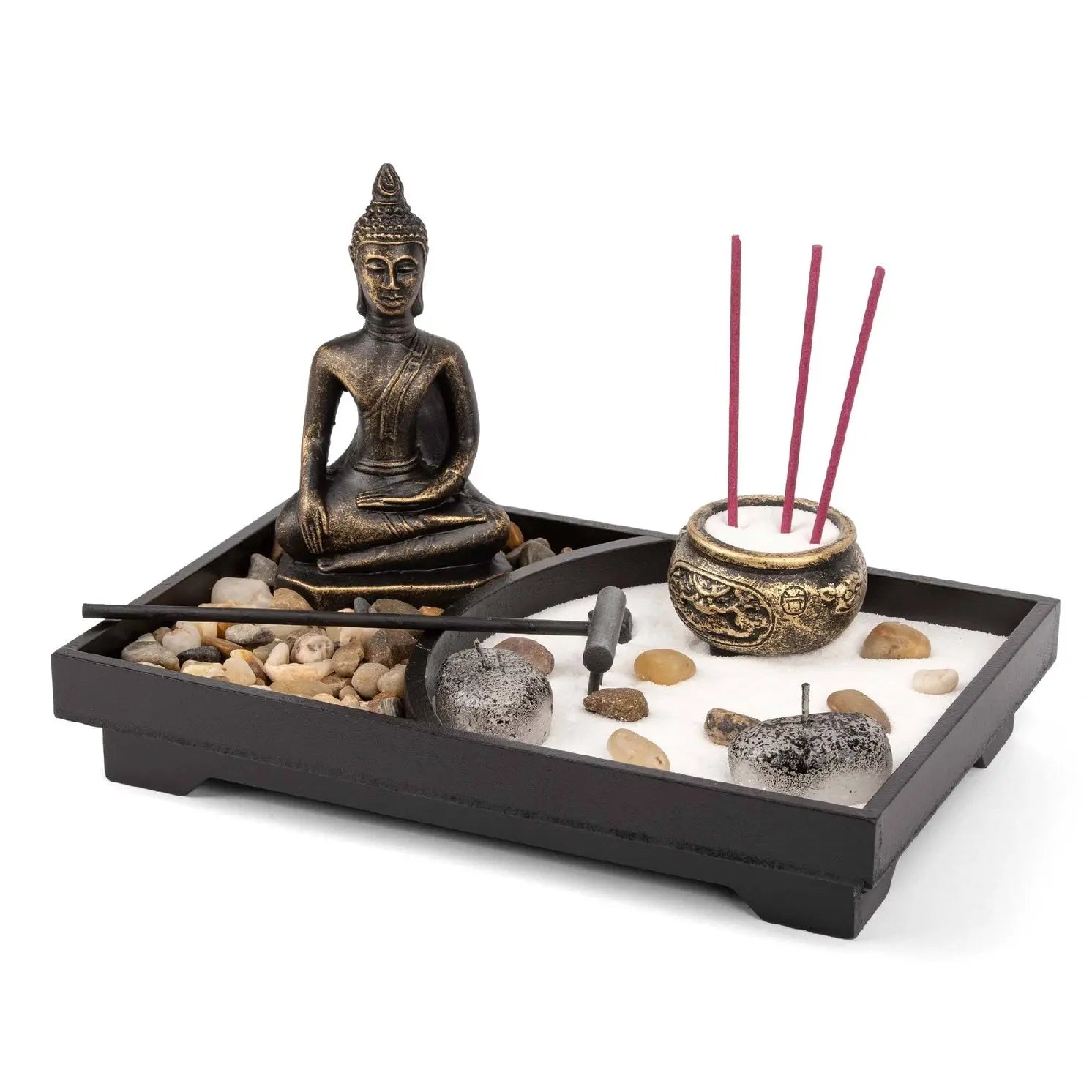 Mini Zen-Garten Buddha Räucherstäbchenhalter von Myga