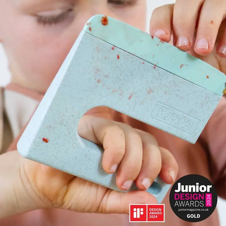 Klyv kids safe Kindermesser Terracotta von SKÅGFÄ