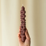 Kerze Taper candle F*CK YOU Mocha von Taper Candles
