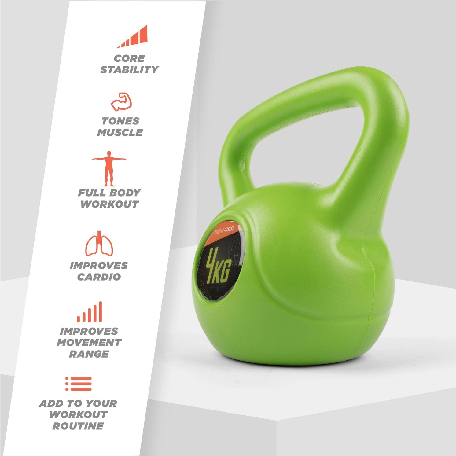 Kettlebell Vinyl 20 Kilo von Phoenix Fitness