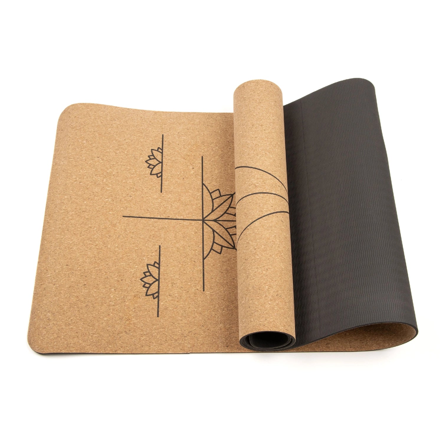 Yogamatte Kork Extra Gross von Myga