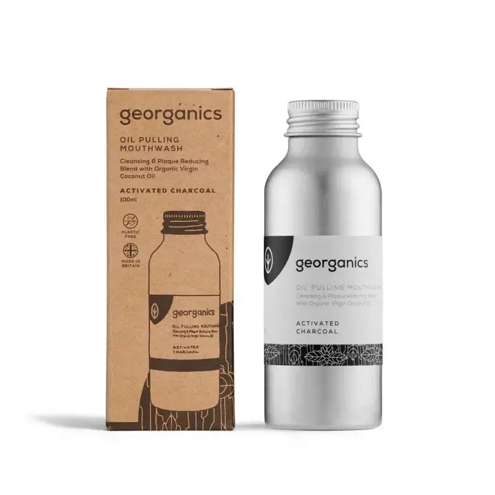 Ölziehen Mundwasser Holzkohle 100ml von guteszeug.ch