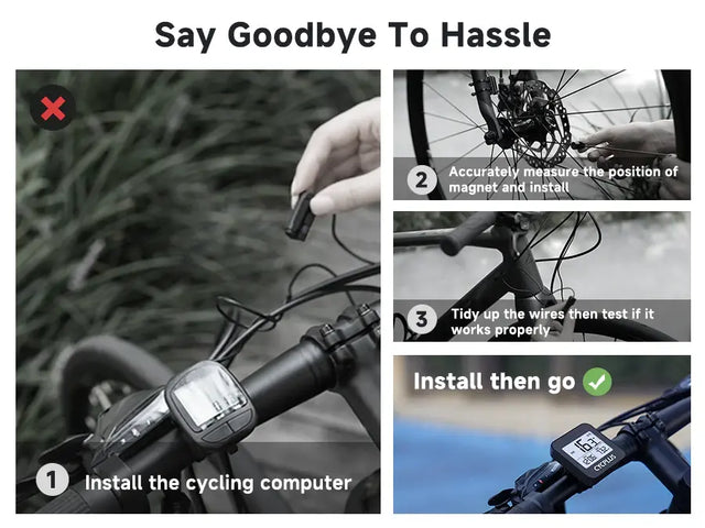 Fahrradcomputer G1 GPS Kabellos Kompakt 1.2 Zoll LCD von Cycplus