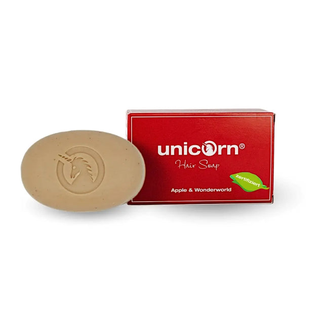 Haarseife Apfel und Goethepflanze 100g von Unicorn