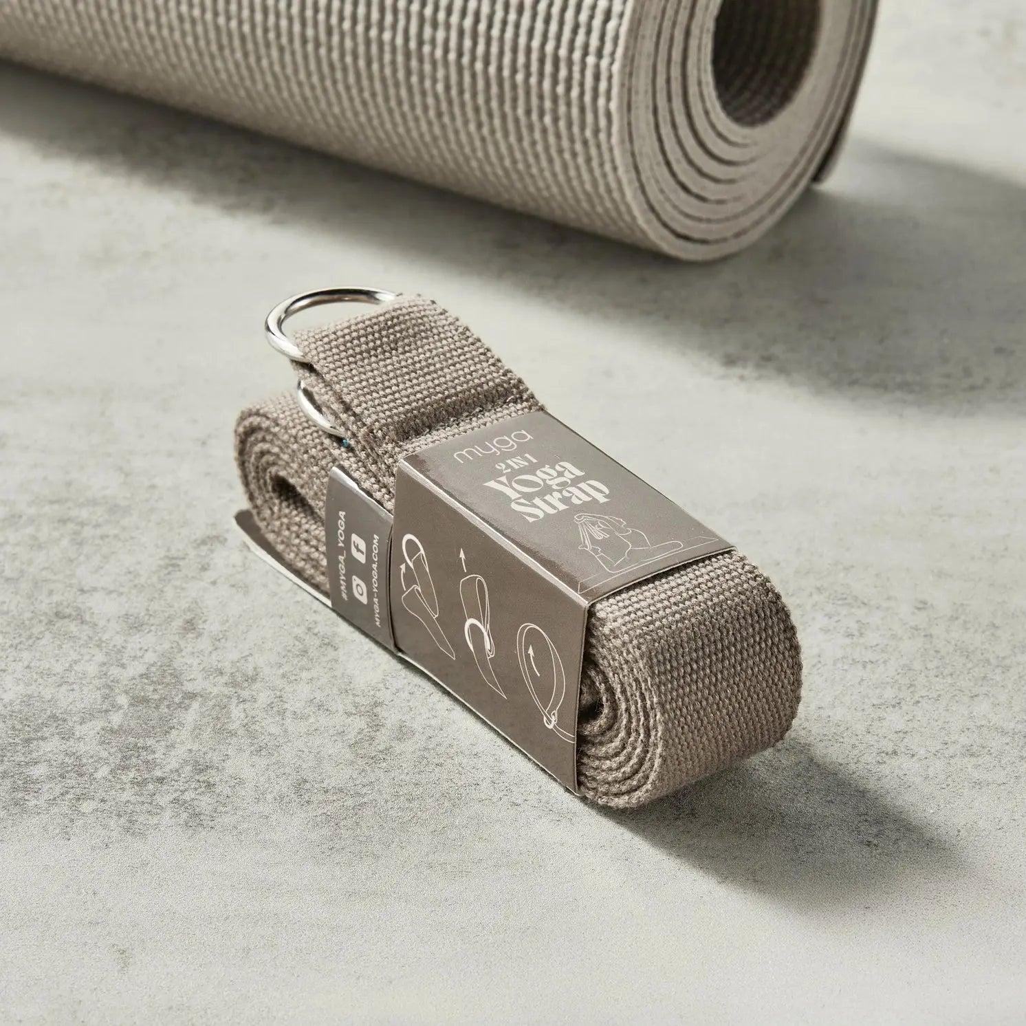 2-in-1 Yogagurt &Tragegurt Wood von Myga