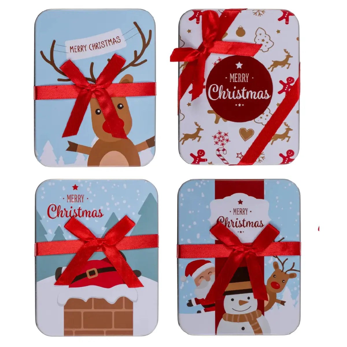 Kleine Geschenkbox aus Metall assortiert 4 Designs von Out of the blue