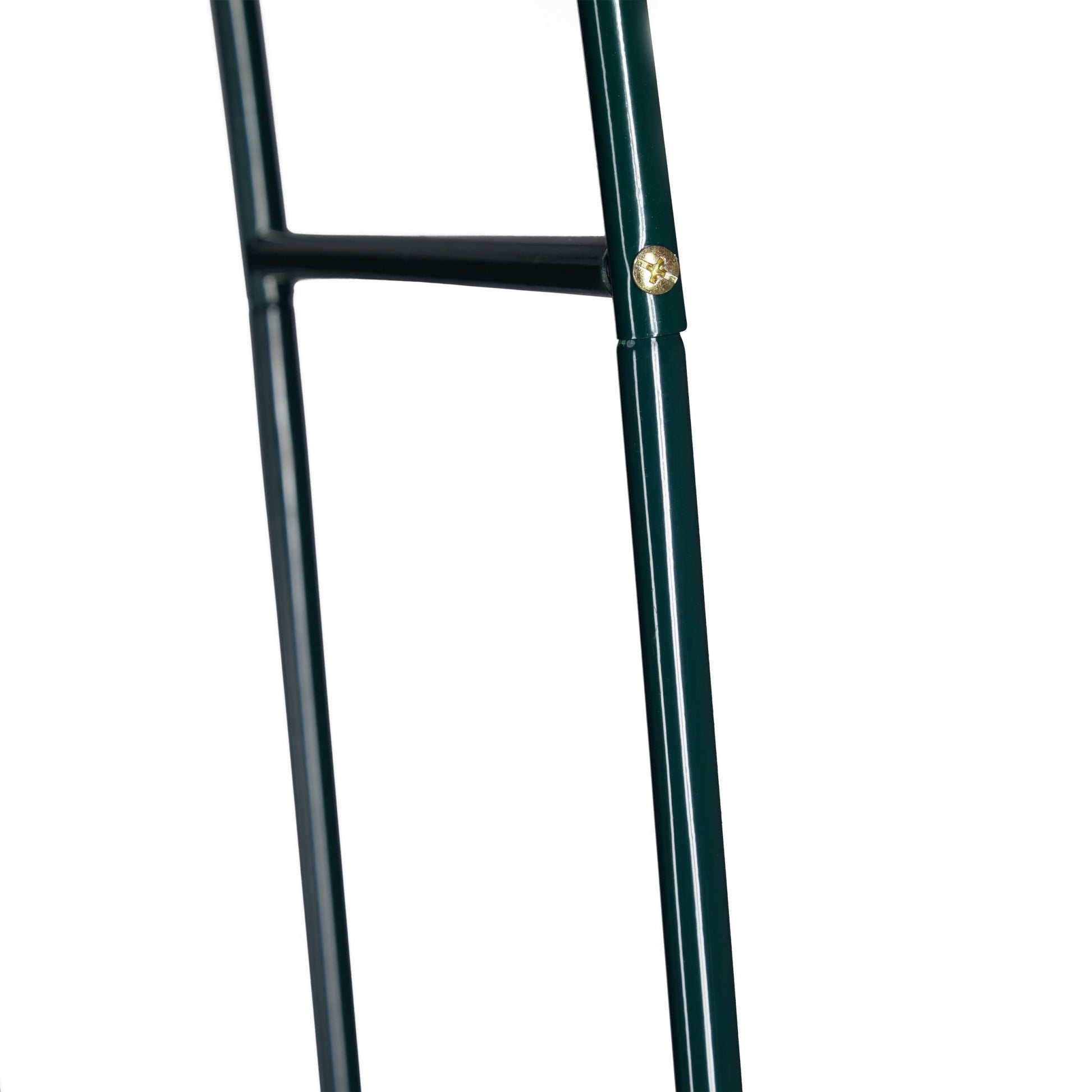Torbogen Rankhilfe Metall 240cm Dunkelgrün von Relaxdays
