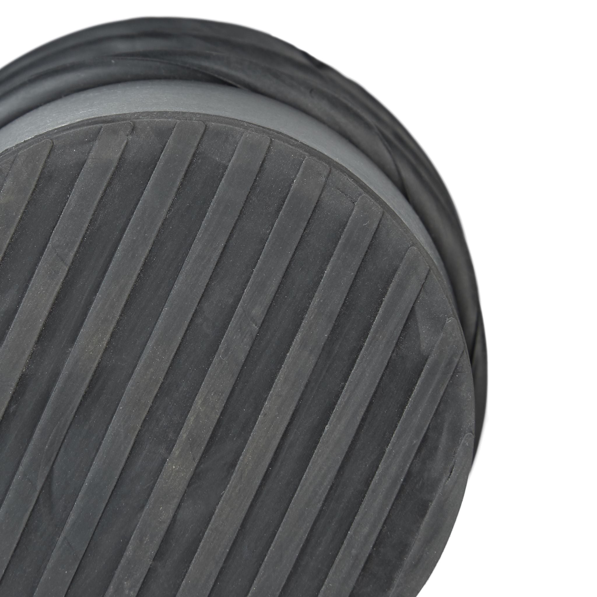 Türstopper schwer Edelstahl Schwarz-Silber von Relaxdays