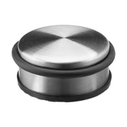 Türstopper Edelstahl Boden Schwarz-Silber von Relaxdays