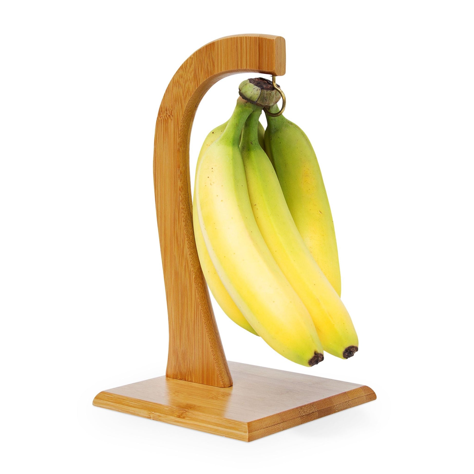 Bananenhalter SHELDON Bambus Hellbraun von Relaxdays
