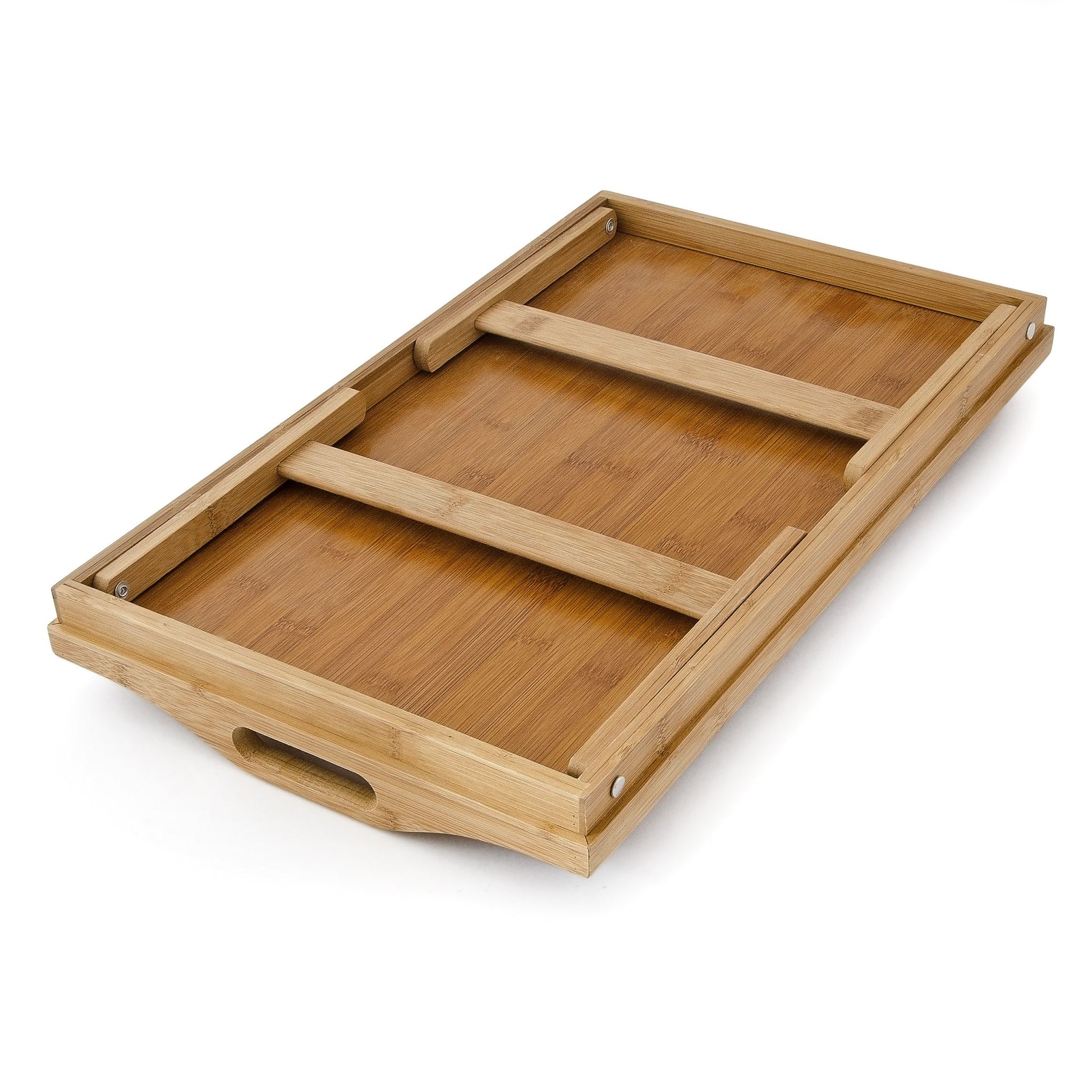 Betttablett Bambus Hellbraun von Relaxdays