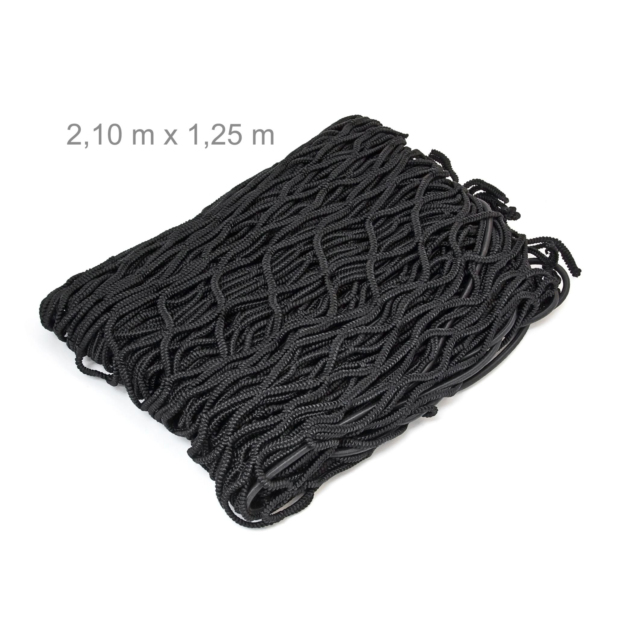 Anhängernetz 2x3m dehnbar Schwarz von Relaxdays