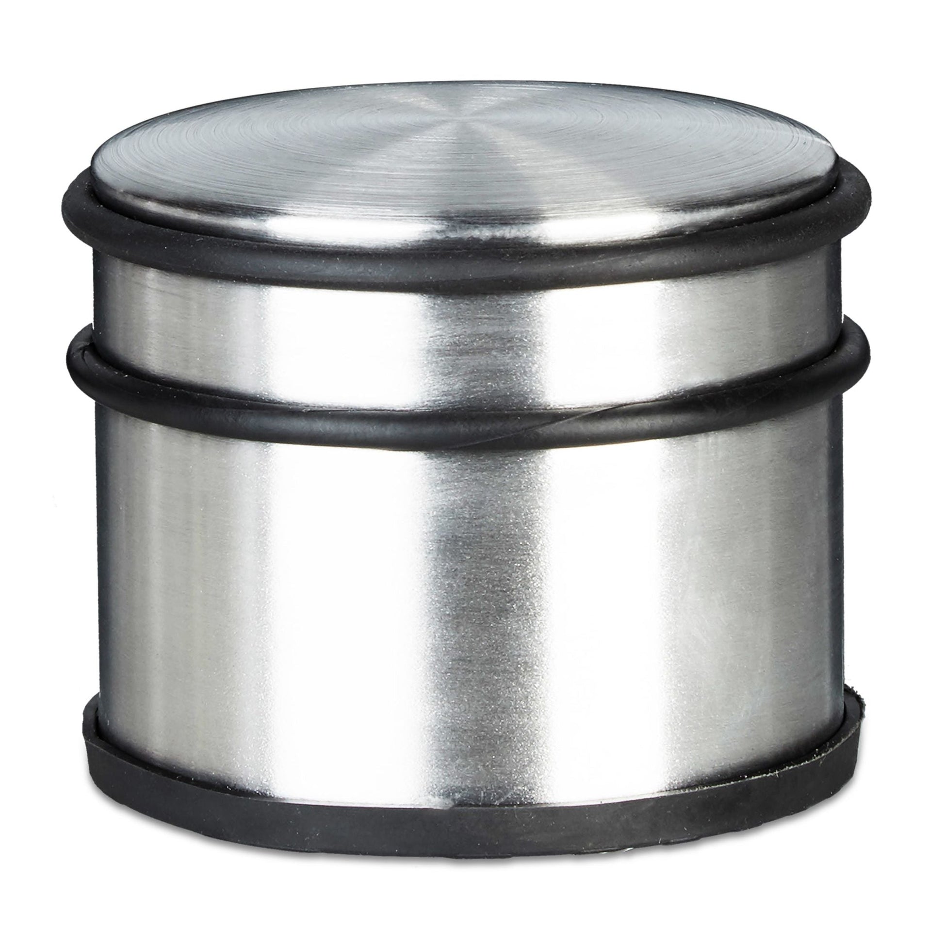 Türstopper Edelstahl XL Schwarz-Silber von Relaxdays