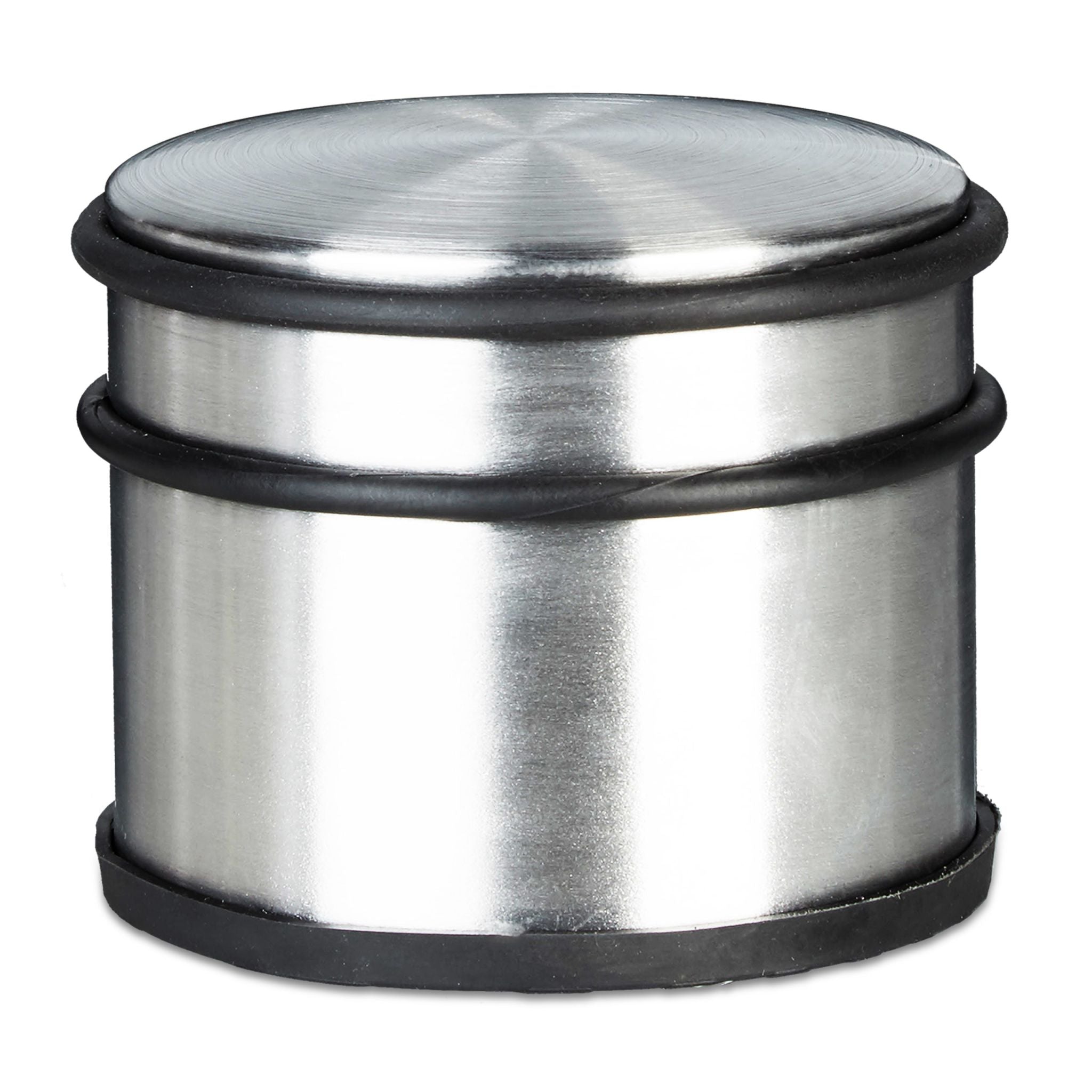 Türstopper Edelstahl XL Schwarz-Silber von Relaxdays