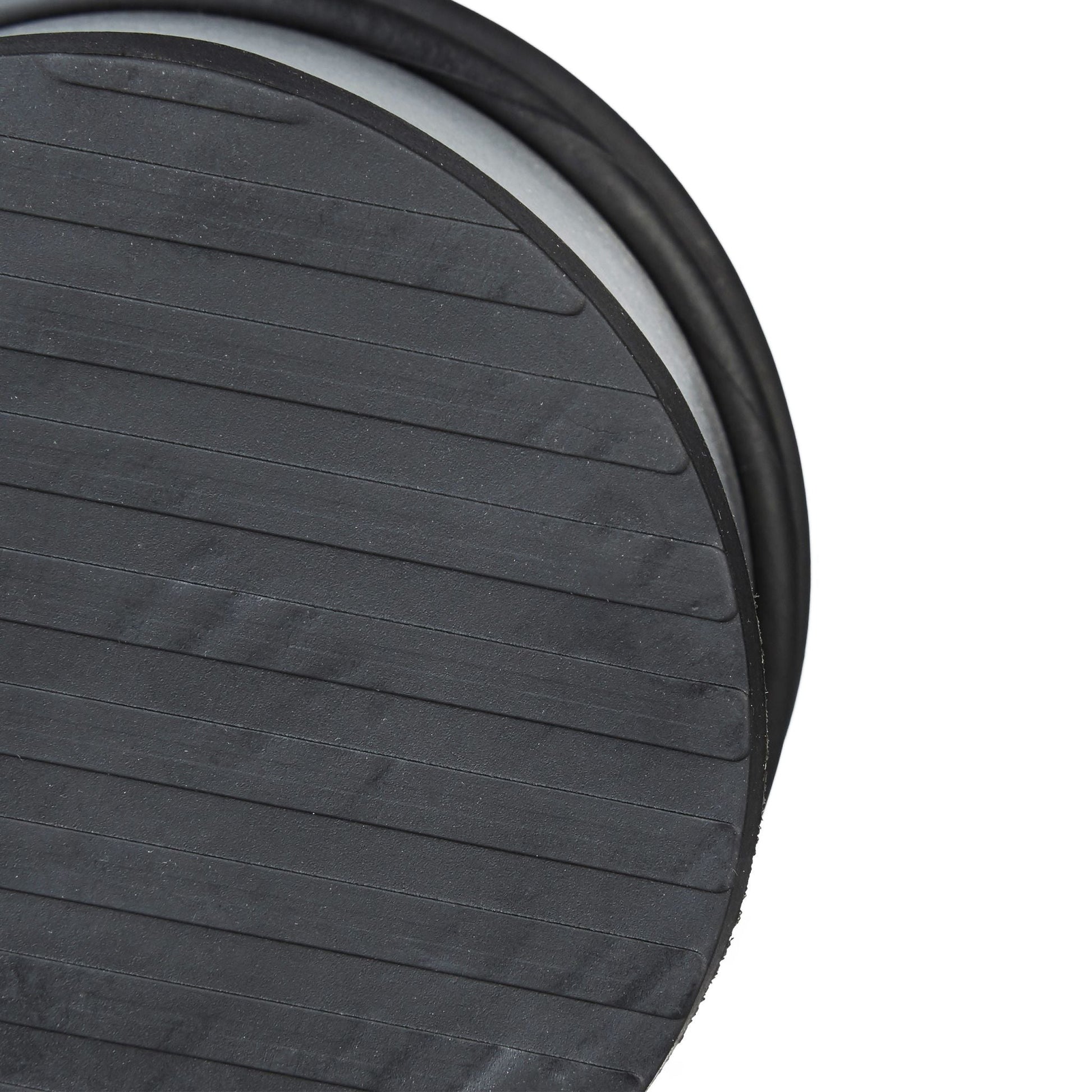 Türstopper Edelstahl XL Schwarz-Silber von Relaxdays