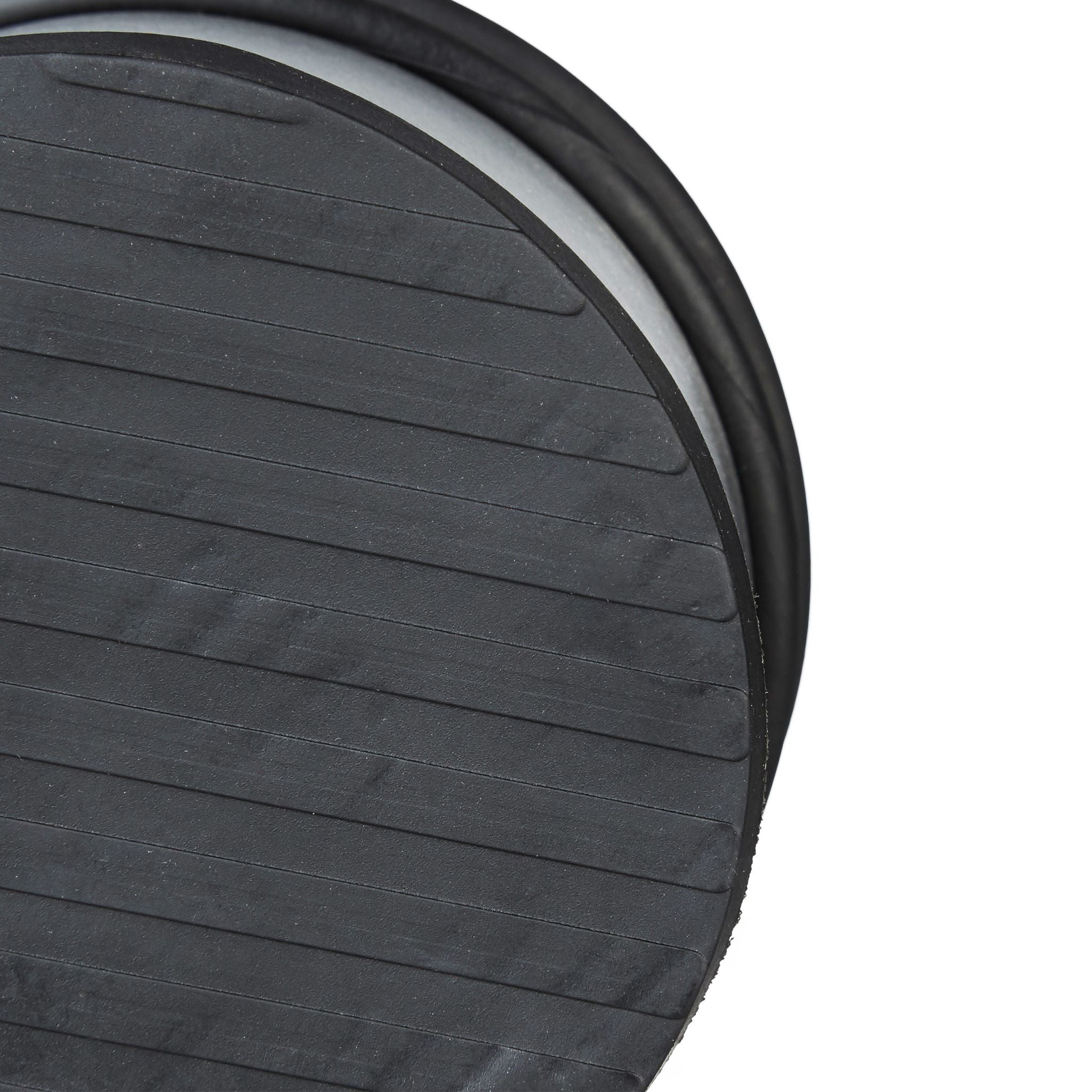 Türstopper Edelstahl XL Schwarz-Silber von Relaxdays