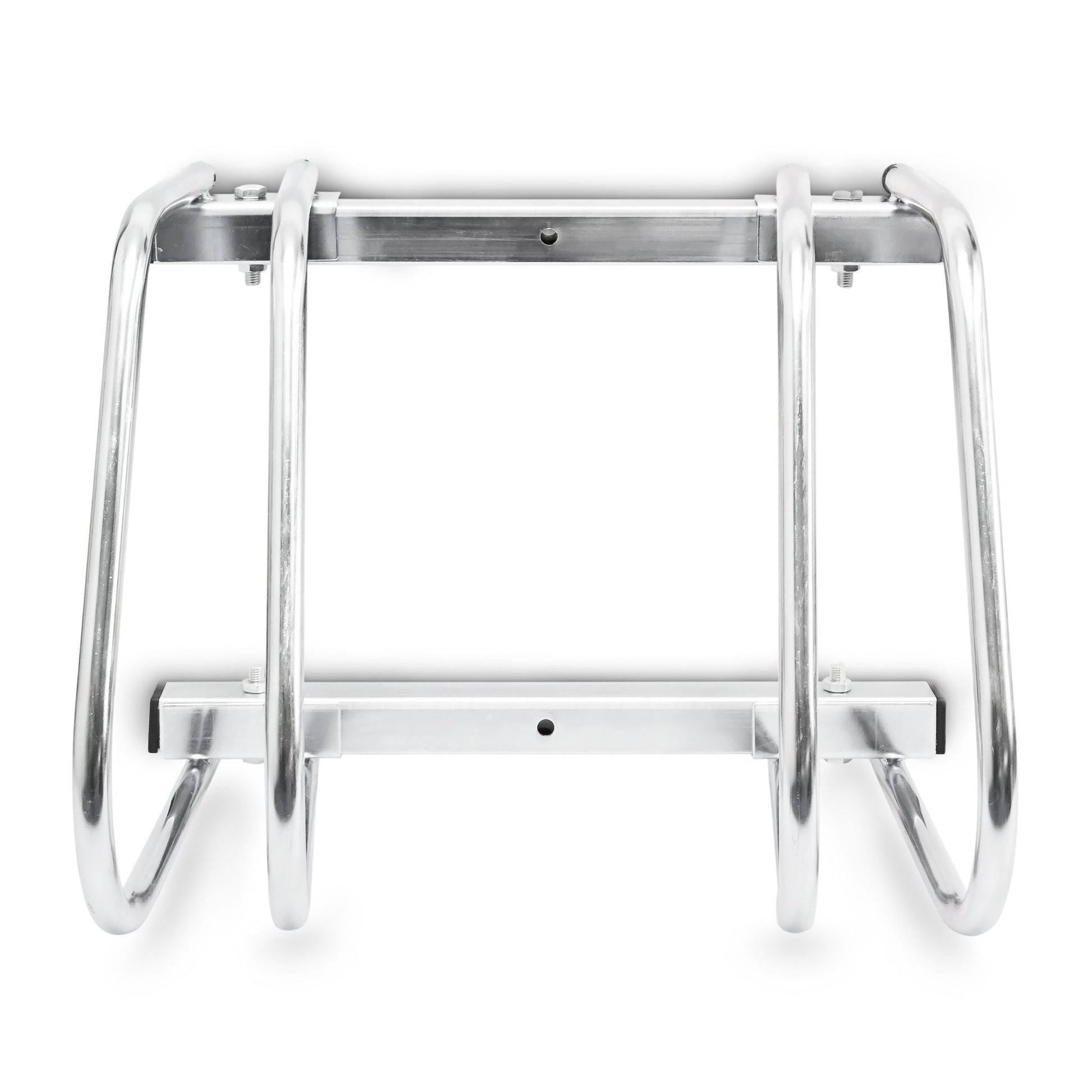 Fahrradständer 2x Boden & Wandmontage Silber von Relaxdays