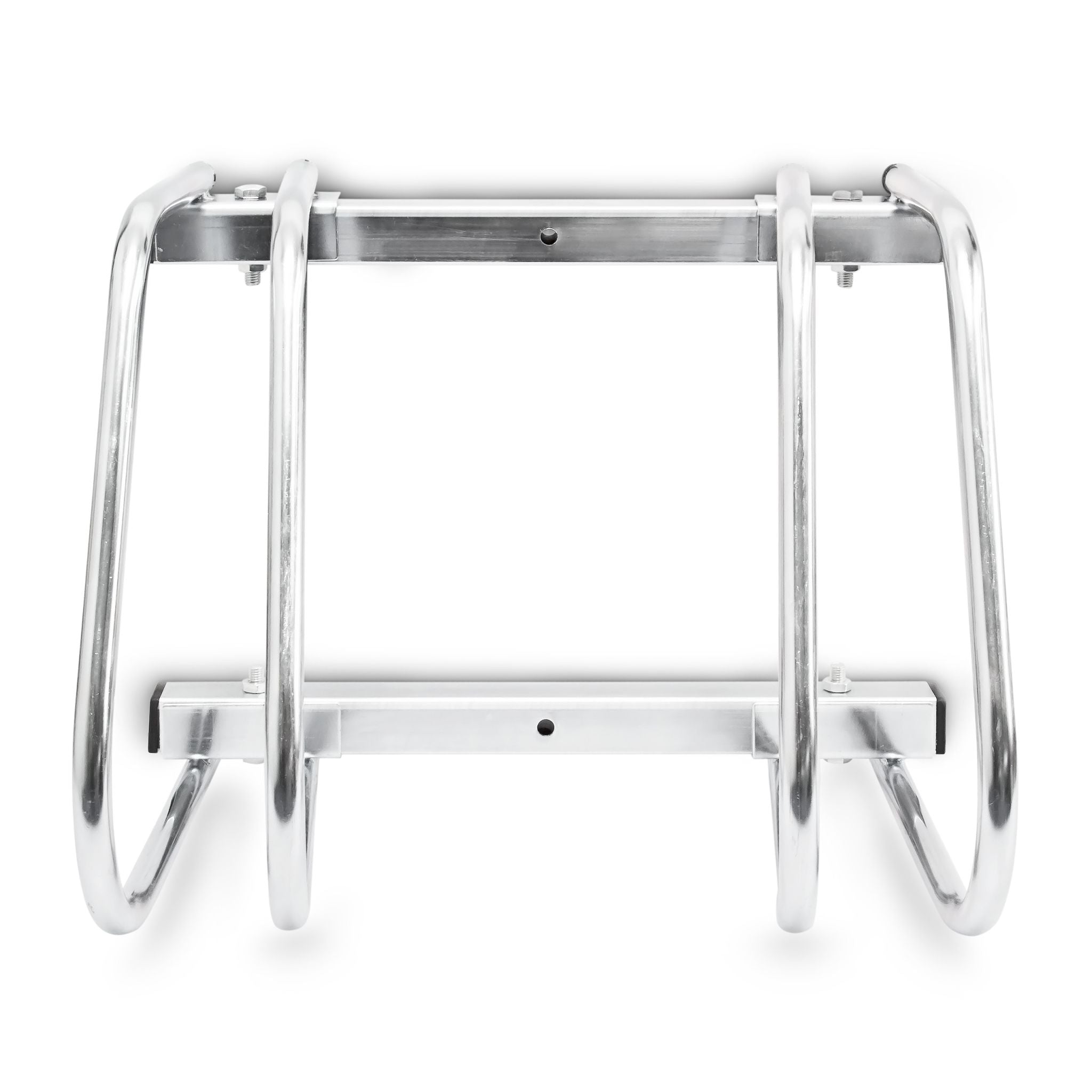 Fahrradständer 2x Boden & Wandmontage Silber von Relaxdays