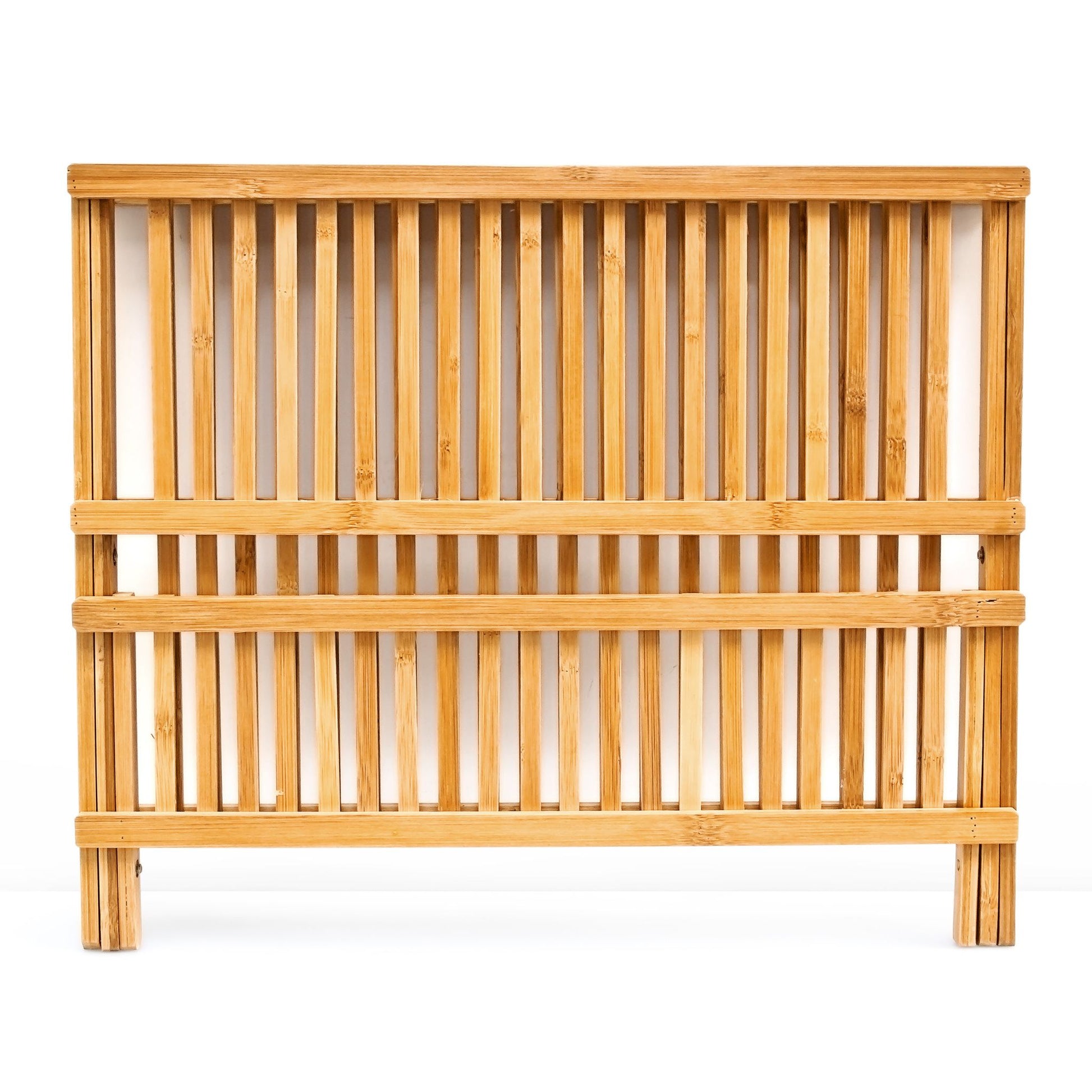 Abtropfgestell CROSS Bambus 42cm breit Hellbraun von Relaxdays