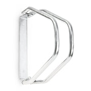 Fahrradständer Wand einstellbar Silber von Relaxdays