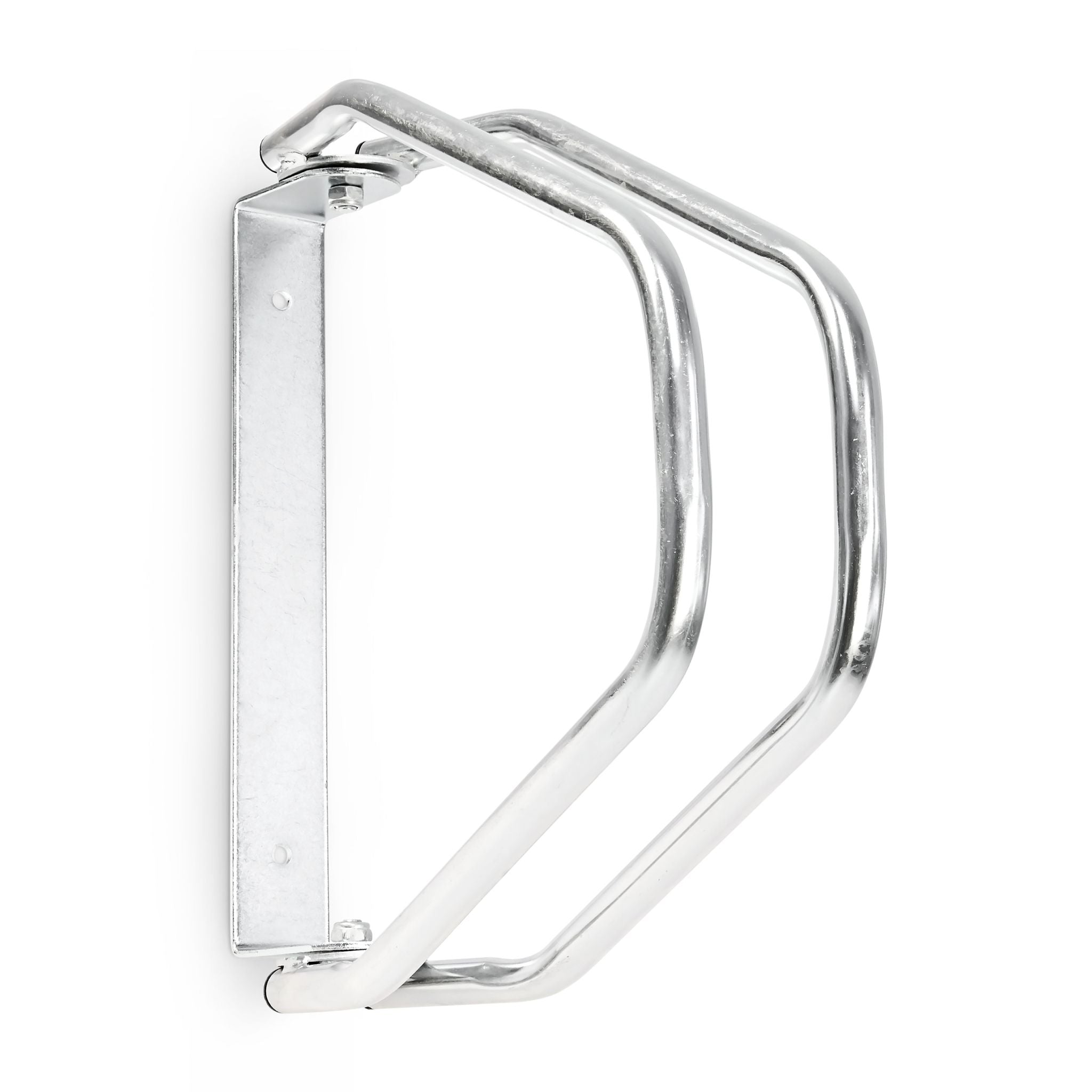 Fahrradständer Wand einstellbar Silber von Relaxdays