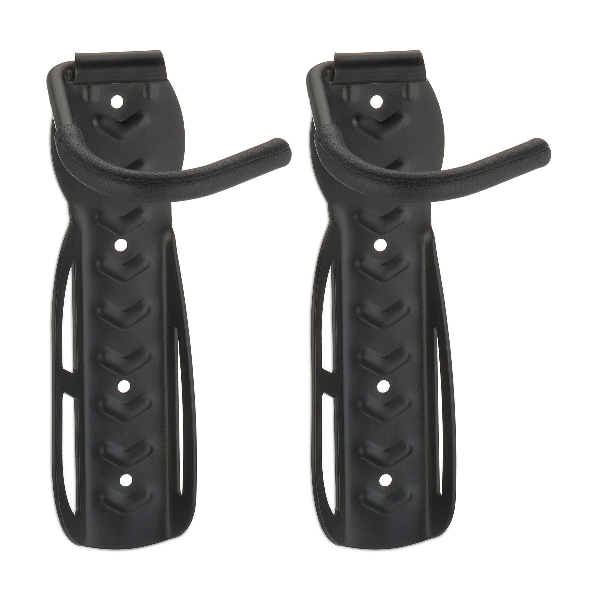 Fahrrad Wandhalter 2er-Set Schwarz von Relaxdays